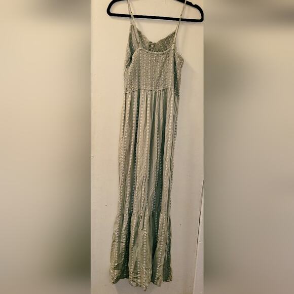 Japna Womens Wide Legged  Jumper Size L Sage Green Hioppie Summer Spring - Picture 2 of 10